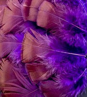 Abat-jour Conique en plumes de DINDON BRONZÉ