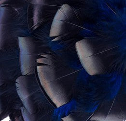 Abat-jour Conique en plumes de DINDON BRONZÉ