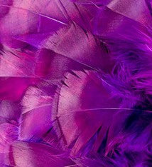 Abat-jour Conique en plumes de DINDON BRONZÉ