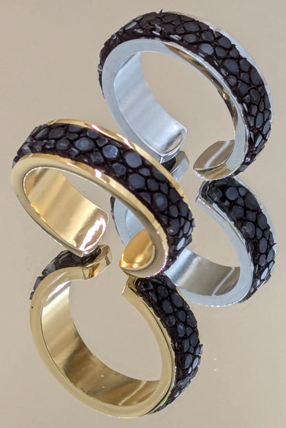 Bague anneau ouvert GALUCHAT