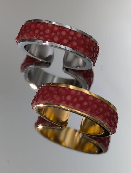 Bague anneau ouvert GALUCHAT