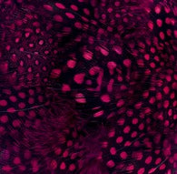 Abat-jour Conique en plumes de PINTADE DE NUMIDIE