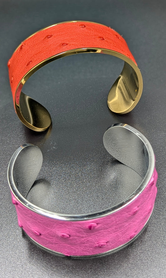 Bracelet Manchette AUTRUCHE