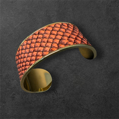 Bracelet Manchette SAUMON