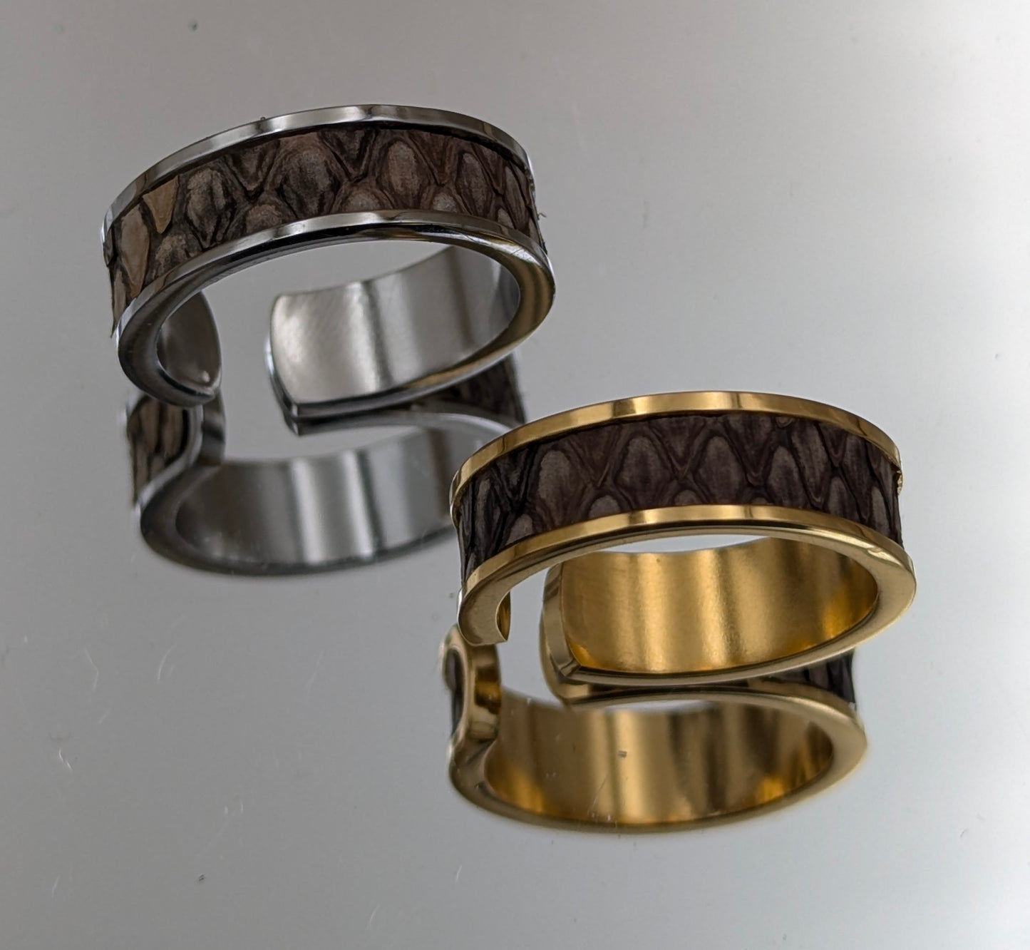 Bague anneau ouvert SERPENT