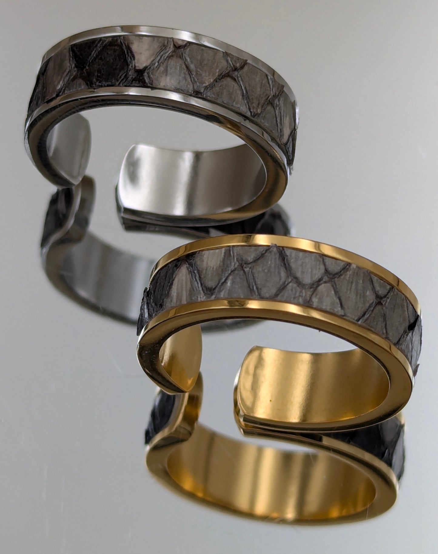 Bague anneau ouvert SERPENT