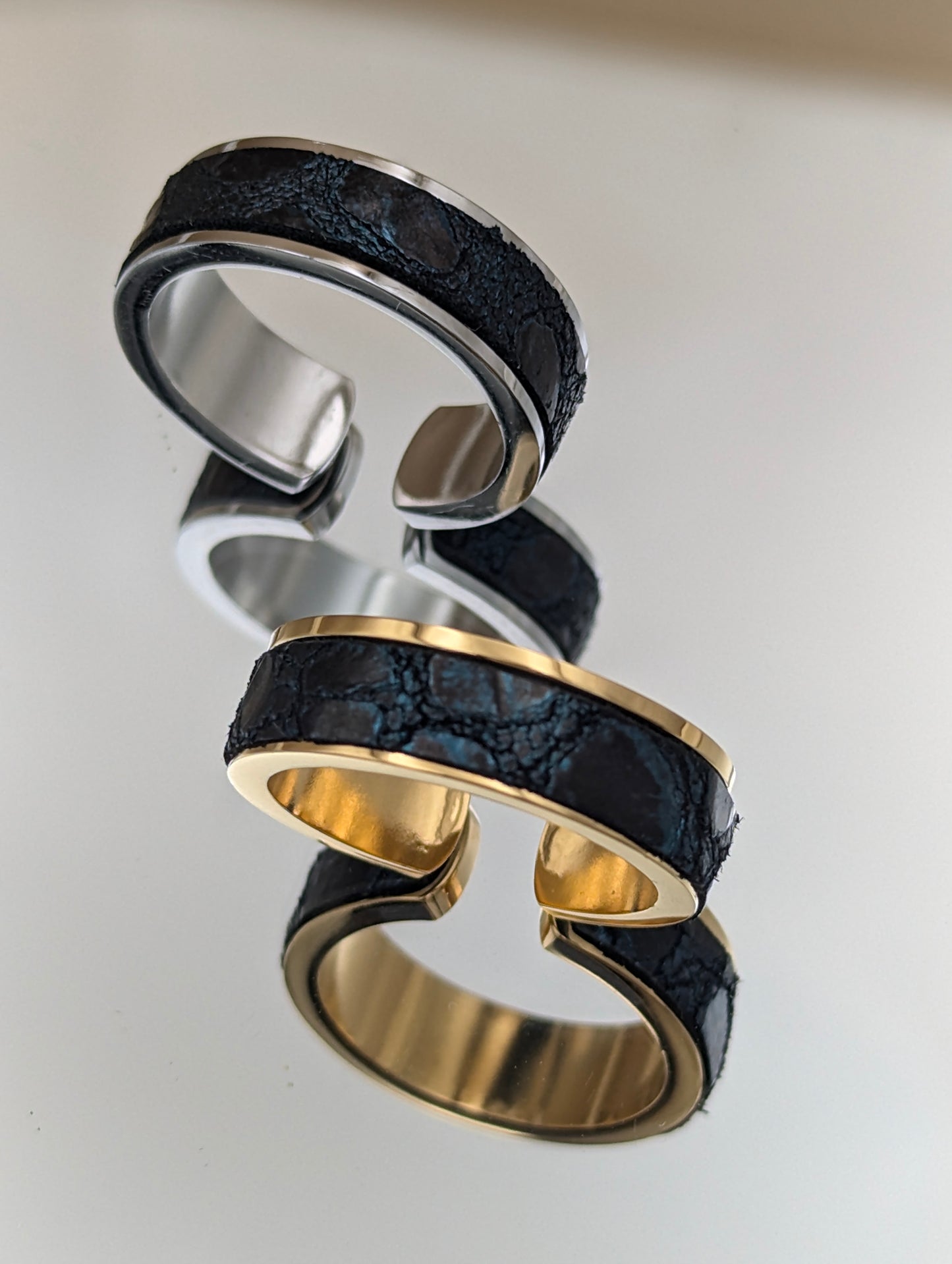 Bague anneau ouvert VEAU